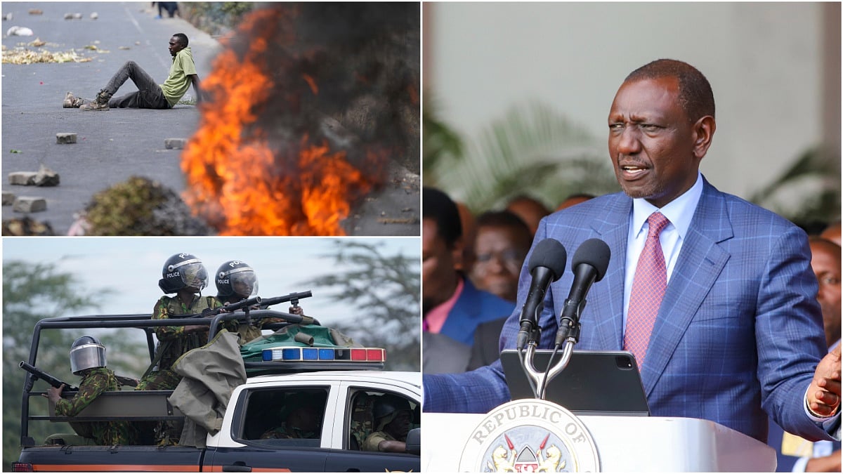 AP : Kenya Protests | Kenyan President William Ruto